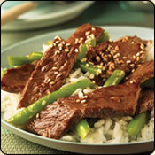 DELICIOUS CRIOLLO GRASS FED BEEF BEEF STIR-FRY WITH GREEN BEANS