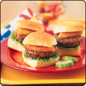 This Grass Fed Criollo Beef is delicious! SWEET HAWAIIAN MINI BURGERS                                