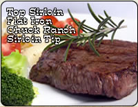 Grassfed Criollo Steaks - Sirloins, Flat-Irons, Chuck Ranch and Sirloin Tip Steaks
