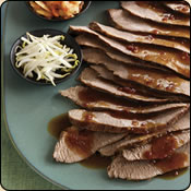 DELICIOUS CRIOLLO GRASS FED BEEF SLICED BEEF WITH ASIAN CHILI SAUCE