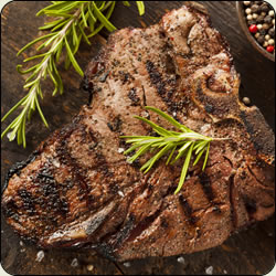 Criollo - T-Bone Steak - The Tenderloin Filet and New York Strip, all in 1 delicious steak! 